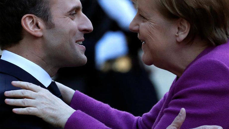 Τετ α τετ Μέρκελ-Μακρόν στο Βερολίνο