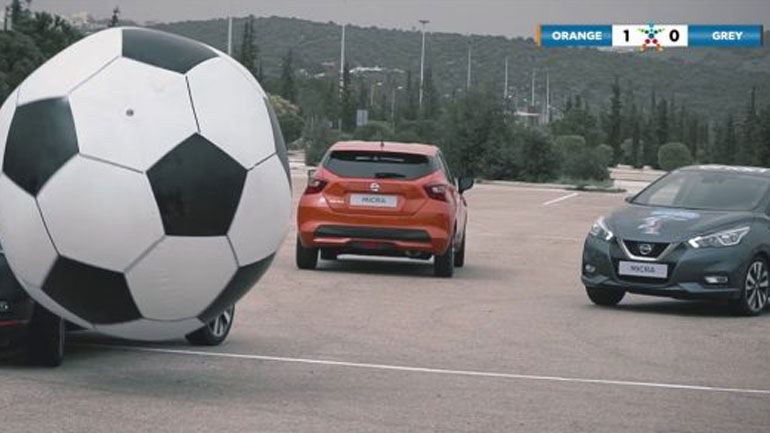 Γκολ με… τέσσερις τροχούς – Μια μοναδική ποδοσφαιρική έκπληξη από τον ΟΠΑΠ