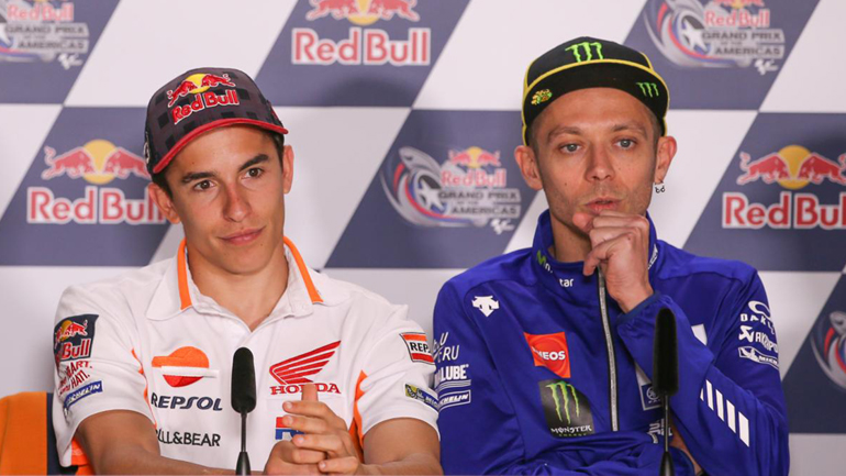 Ρίχνουν τους τόνους οι Rossi και Marquez