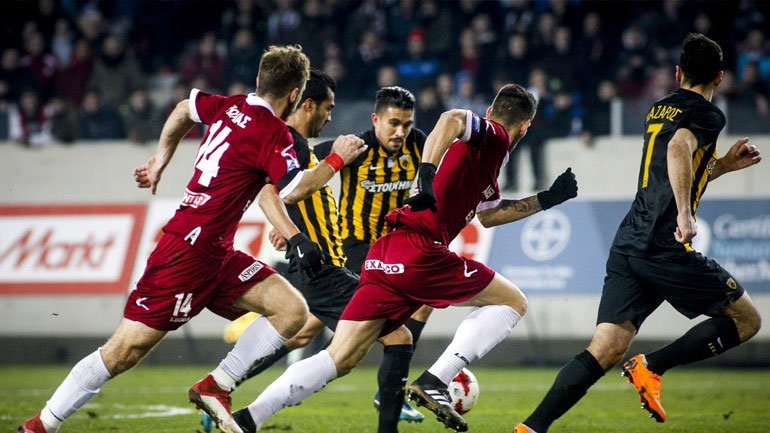 Πρόστιμο στη Λάρισα για το ματς Κυπέλλου με την ΑΕΚ