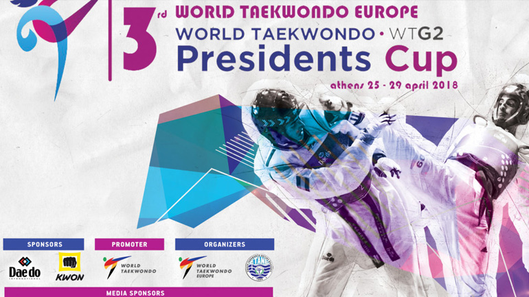 Περισσότεροι από 2.500 αθλητές στο 3rd World Taekwondo President’s Cup-European Region