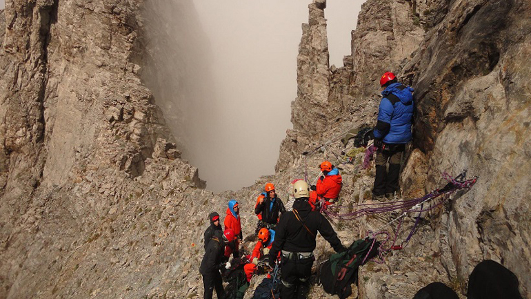 Επιχείρηση διάσωσης πεζοπόρου στον Όλυμπο