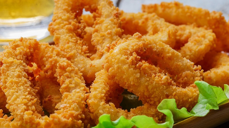 Καλαμαράκια τηγανιτά