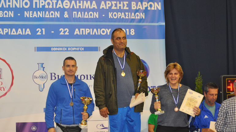 Άρση Βαρών: Δύο χρυσά ο Κύδωνας Χανίων