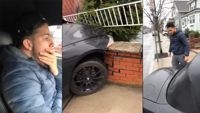 Τράκαρε το αυτοκίνητό του την ίδια μέρα που το αγόρασε