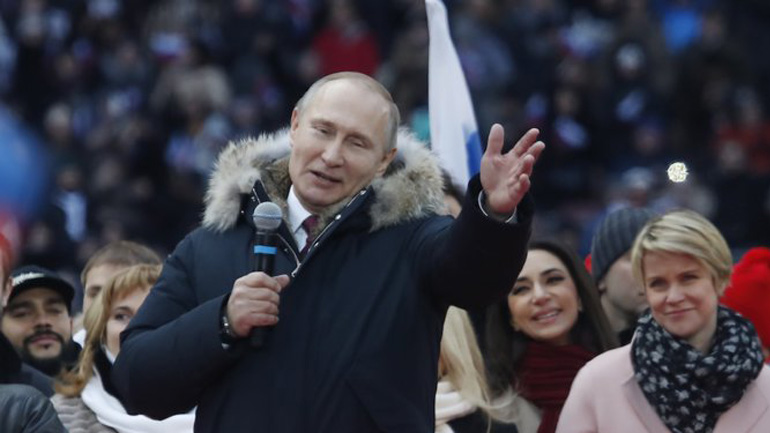 Ρωσία: Οι πολίτες εγκρίνουν σε ποσοστό 82% το έργο του Πούτιν