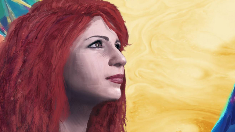 Η Λαμπινή Καρακώστα στον Χώρο Τέχνης Ιδιόμελο