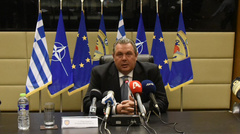 Ολοκληρώθηκε η συνέντευξη Τύπου του υπουργού Άμυνας