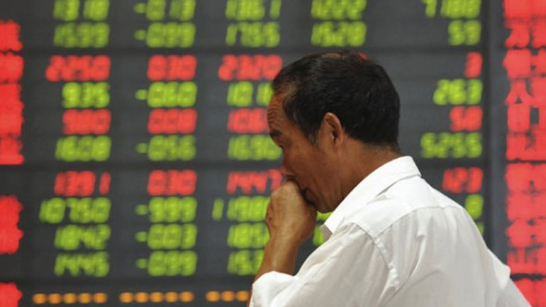 Πτώση σημείωσαν οι μετοχές στο Χρηματιστήριο της Κίνας