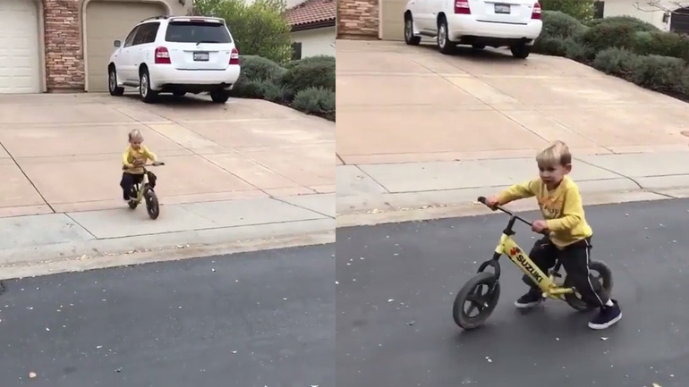 Ο πιτσιρικάς κάνει κωλιές!