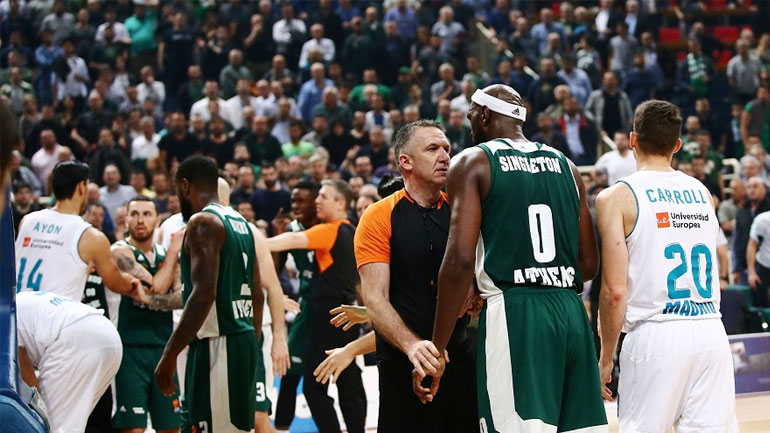 Euroleague: Οι διαιτητές του τέταρτου αγώνα του Παναθηναϊκού με τη Ρεάλ
