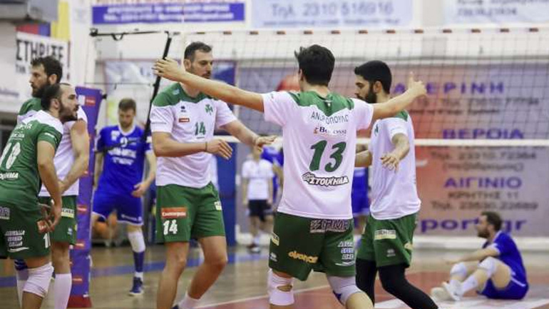 O Παναθηναϊκός νίκησε 3-1 τη Νίκη στο Αιγίνιο και έμεινε στην Volley League