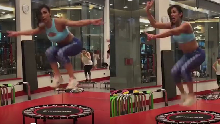 Η γυμνάστρια είναι στην τσίτα!