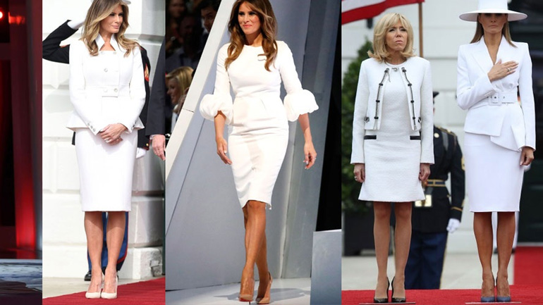 Οι total white εμφανίσεις της Melania Trump που έγραψαν τη δική τους ιστορία!