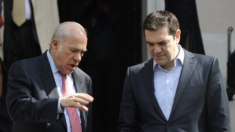 Συνάντηση του πρωθυπουργού με τον Γ.Γ. του ΟΟΣΑ