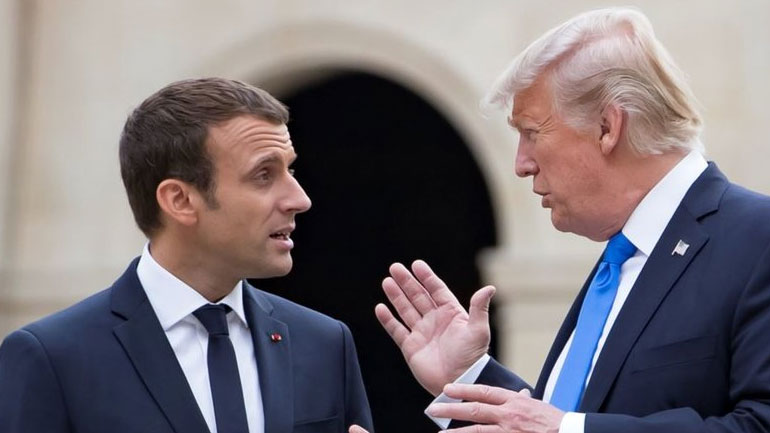Συνομιλία Τραμπ – Μακρόν για τη Συρία και το Ιράν