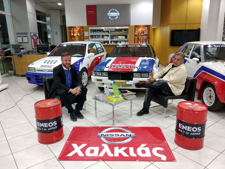 Ο Στάθης  Κουκέας με τον Στράτο Φωτεινελη