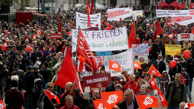 Αυστρία: Οι Σοσιαλδημοκράτες τίμησαν παραδοσιακά με μεγάλη συγκέντρωση την Πρωτομαγιά