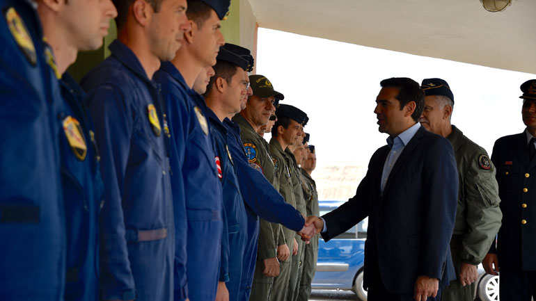 Τσίπρας από την 130 Σμηναρχία Μάχης της Π.Α.: «Πρέπει να θυμόμαστε αυτούς που έφυγαν»