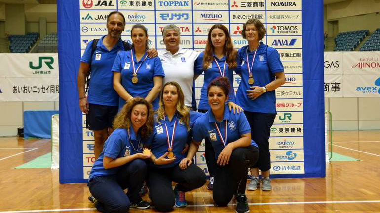 Χάλκινο μετάλλιο για την εθνική ομάδα γκόλμπολ των γυναικών στο τουρνουά των Βρυξελλών