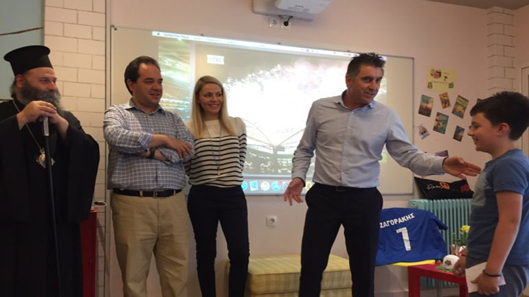 Ο Θοδωρής Ζαγοράκης άνοιξε την καρδιά του στα παιδιά της Αποστολής στα Γιάννενα