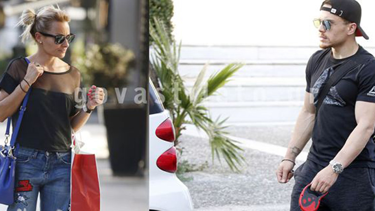 Λευτέρης Πετρούνιας-Βασιλική Μιλλούση: Πρωινή βόλτα στη Γλυφάδα για το ερωτευμένο ζευγάρι