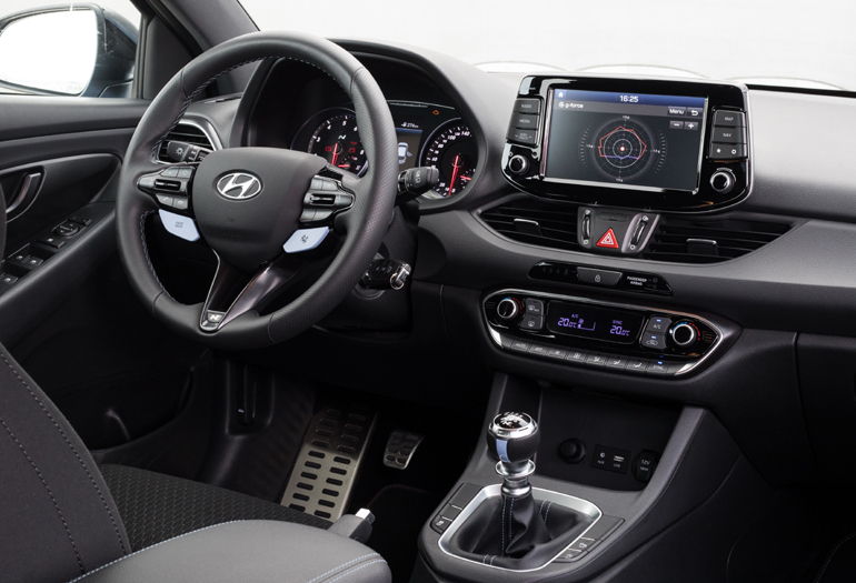 Το εσωτερικό της κορυφαία έκδοσης του i30