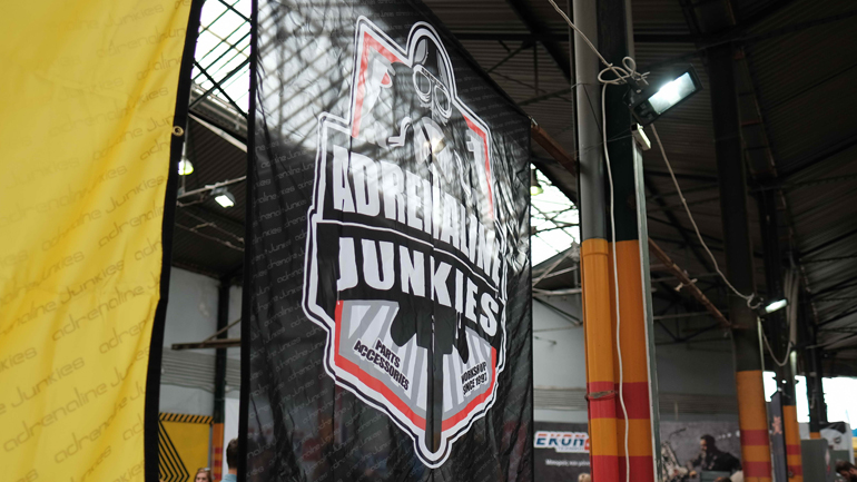 Οι Adrenaline Junkies στο Moto Show Θεσσαλονίκης