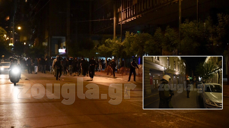 Συμπλοκές χούλιγκαν στο κέντρο της Αθήνας