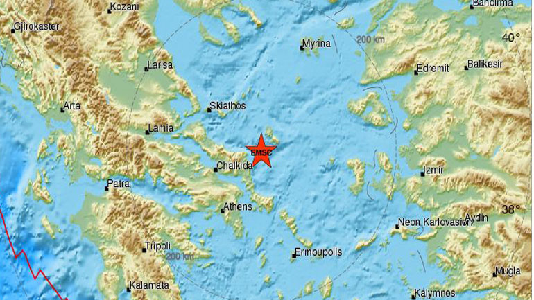 Σεισμός 3,5 στην Εύβοια