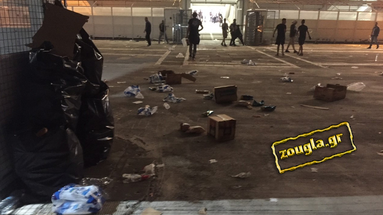 Πλιάτσικο οπαδών του ΠΑΟΚ σε κυλικεία και μικροπωλητές