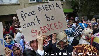 Διαδήλωση στην Τουρκία για την ελευθερία των ΜΜΕ