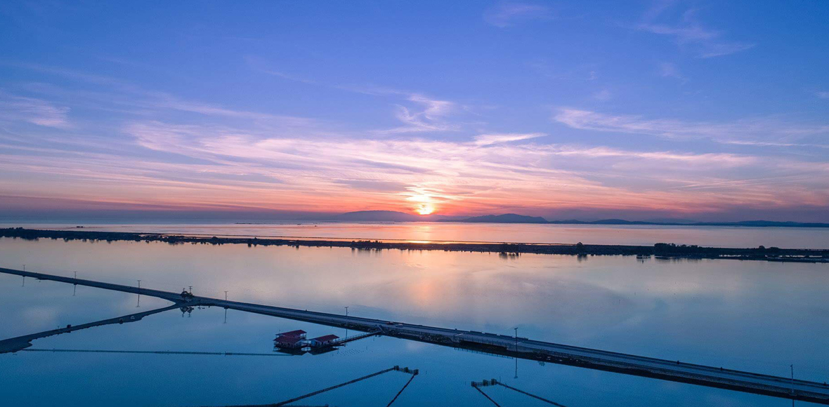 Ηλιοβασίλεμα στο Μεσολόγγι