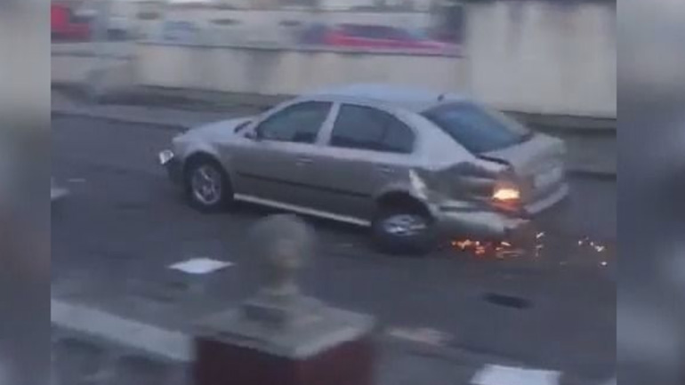 Οδηγοί προκαλούν χάος σε πολυσύχναστο δρόμο