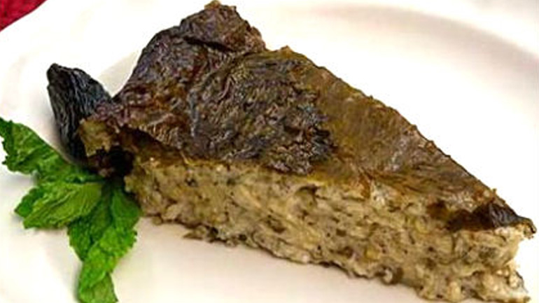 Γιαουρτόπιτα με αμπελόφυλλα