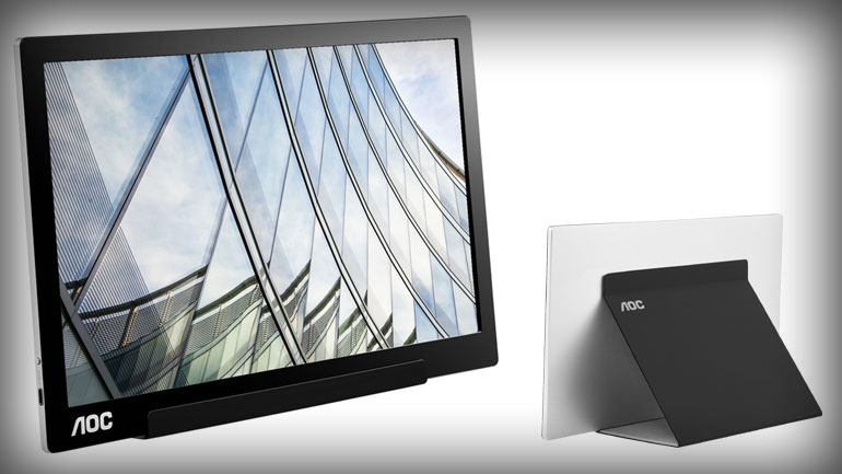 Μια οθόνη για τον δρόμο: Η AOC παρουσιάζει μια νέα φορητή USB-C οθόνη