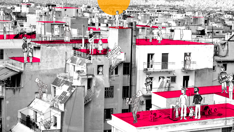 «Εγχείρημα πουλιά» για τη γειτονιά και τις ταράτσες στα Εξάρχεια