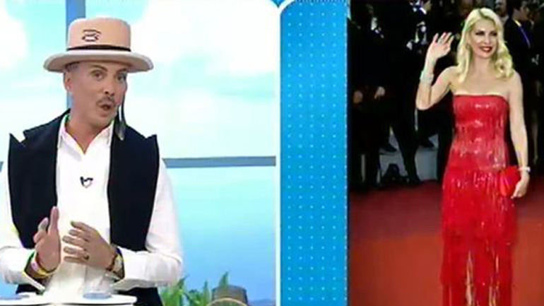 Δείτε πώς σχολίασε ο Λάκης Γαβαλάς την εμφάνιση της Ελένης Μενεγάκη στο κόκκινο χαλί του Φεστιβάλ Καννών!