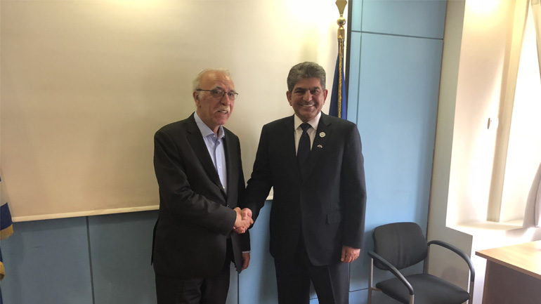 Συνάντηση Δ. Βίτσα με τον Πρέσβη των Ηνωμένων Αραβικών Εμιράτων