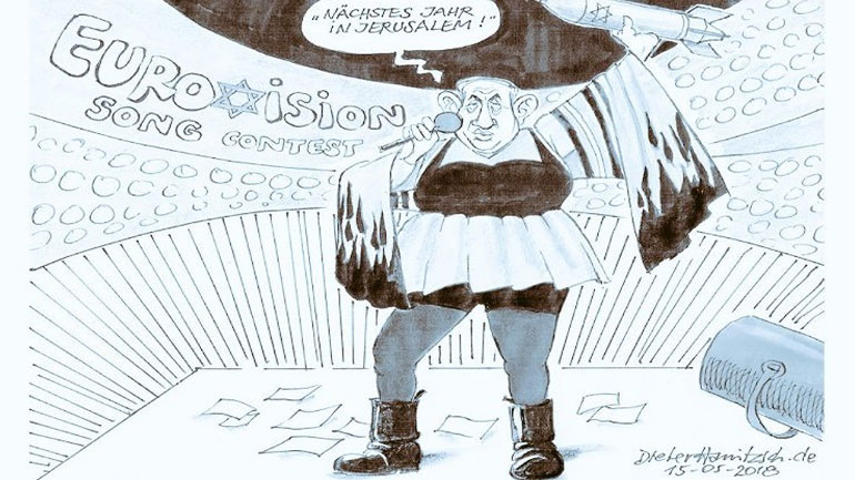 Απολύθηκε από την Sueddeutsche Zeitung ο σκιτσογράφος της γελοιογραφίας με πρωταγωνιστή τον Νετανιάχου