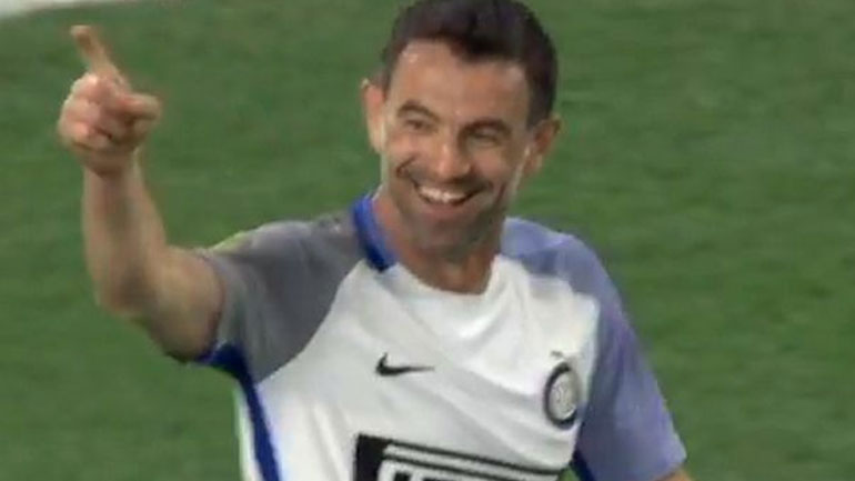 Δύο γκολ από τον Καραγκούνη σε φιλικό παλαιμάχων της Ίντερ με την Τσέλσι