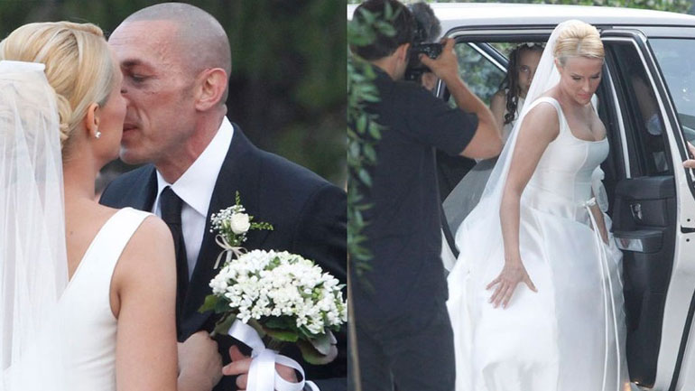 Παντρεύτηκαν η Έλενα Ασημακοπούλου και ο Μπρούνο Τσιρίλο με παρανυφάκι την κόρη τους