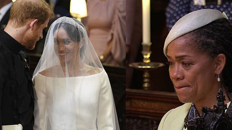 Όλα τα βλέμματα στη μητέρα της Meghan Markle – Η συγκίνηση και τα δάκρυα την ώρα του μυστηρίου