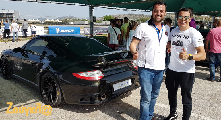 Ο Γιώργος Πετρόπουλος (αριστερά) με τον Ηλία Γούλα