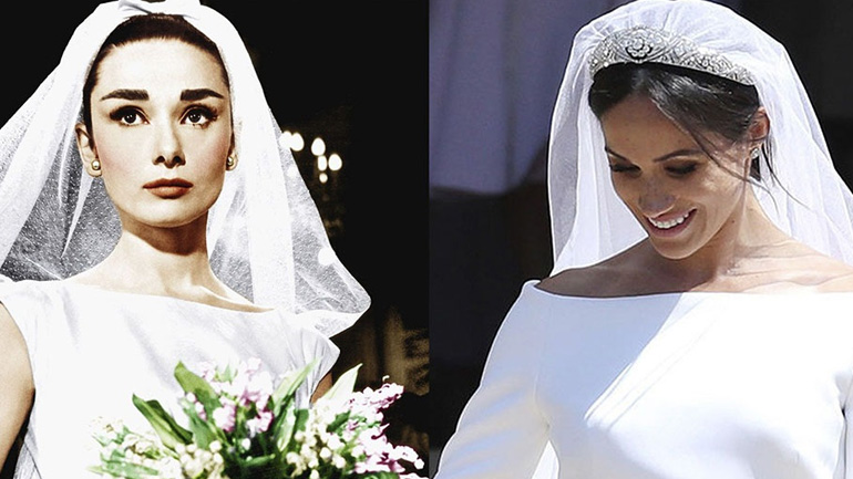 Από φόρεμα της Audrey Hepburn εμπνεύστηκε η Meghan Markle το νυφικό της!