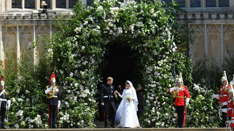 Τι απέγιναν τα χιλιάδες λουλούδια που χρησιμοποιήθηκαν για τον στολισμό του πριγκιπικού γάμου;