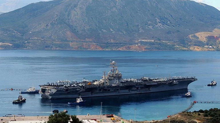 Στη ναυτική βάση της Σούδας κατέπλευσε το αεροπλανοφόρο «Χάρι Τρούμαν»