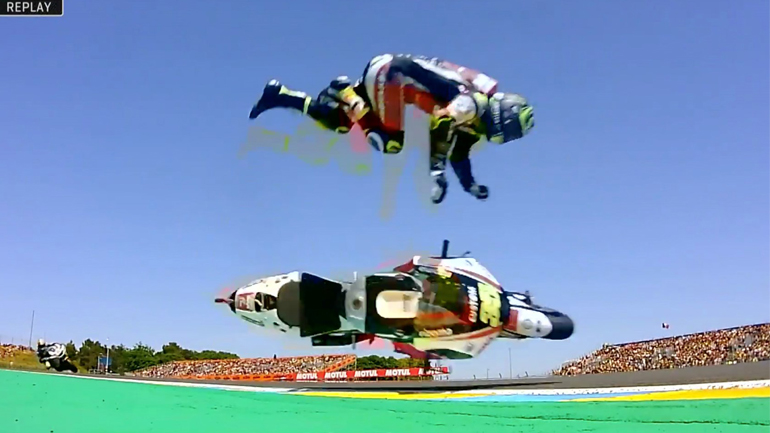 MotoGP 2018, Le Mans: Το τρομακτικό highsiding του Cal Crutchlow