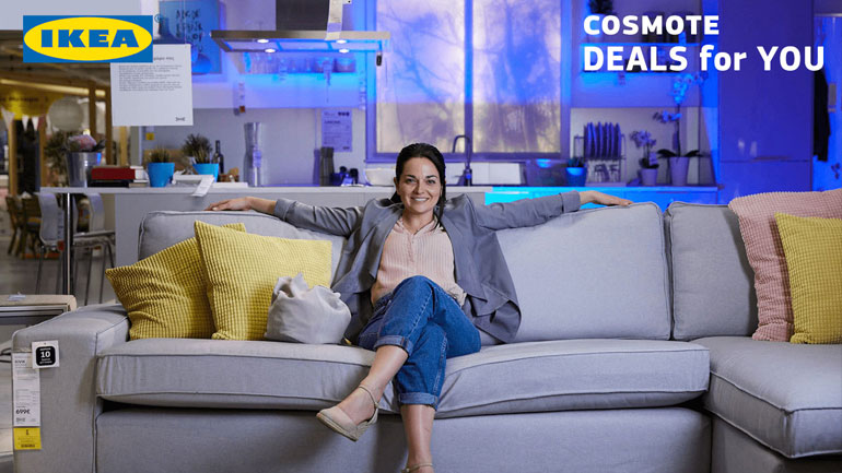 Το COSMOTE DEALS for YOU καλωσορίζει την ΙΚΕΑ:  -10% με αγορές άνω των 50€ κάθε Τρίτη και Πέμπτη