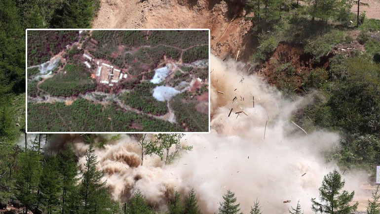 Β. Κορέα: Η στιγμή της καταστροφής των πυρηνικών εγκαταστάσεων